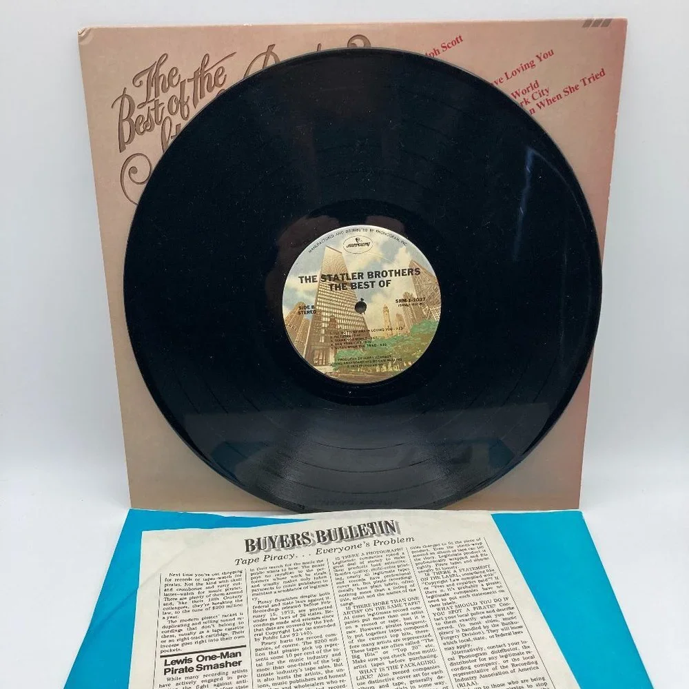 The Best Of The Statler Bros. Statler Brothers Vintage Vinyl Record LP Rare - Picture 4 of 6